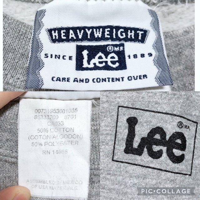 Lee(リー)のすずめ様【古着】リー　Lee ワンポイント ロゴスウェット メンズのトップス(スウェット)の商品写真
