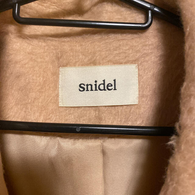 SNIDEL(スナイデル)のsnidel♡キャメル　ガウンコート　FREEサイズ レディースのジャケット/アウター(ガウンコート)の商品写真