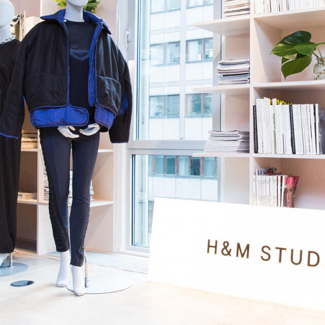 H&M Studio Collection ウール　キルティングダウンジャケット