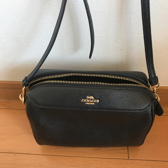 送料無料(沖縄配送) COACH コーチ ショルダーバッグ 黒 - 通販