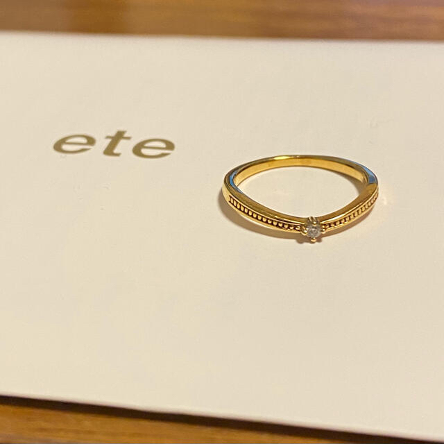 ete(エテ)のete ピンキーリング　3号　 レディースのアクセサリー(リング(指輪))の商品写真