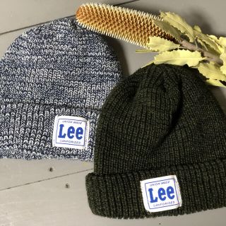 リー(Lee)のニット帽　LEE  レアカラー　ヴィンテージ  古着　キッズ　レディース  (ニット帽/ビーニー)