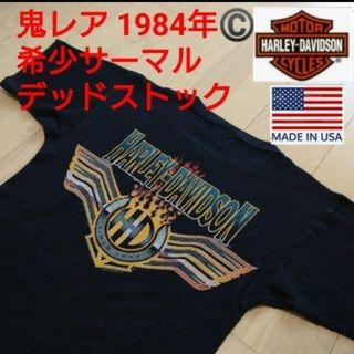 ハーレーダビッドソン(Harley Davidson)の鬼レア❕★デッド84年製『made in USA』HARLEY DAVIDSON(Tシャツ/カットソー(半袖/袖なし))