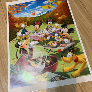 ディズニー(Disney)の非売品 ディズニー ミッキーと仲間達のポスター アートコレクション(絵画/タペストリー)