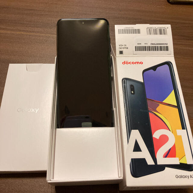 GALAXY A21 SC-42A ブラック 本体 取扱説明書付き