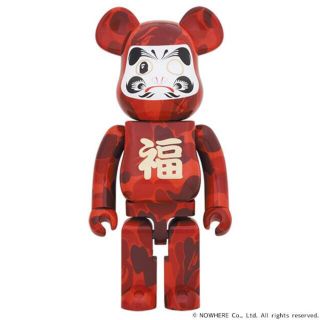 アベイシングエイプ(A BATHING APE)のBE@RBRICK BAPE 達磨 1000% ベアブリック ベイプ(その他)