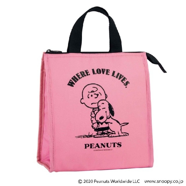 PEANUTS(ピーナッツ)のsweet7月号付録スヌーピー保冷保温バッグ&ペットボトルホルダーのセット インテリア/住まい/日用品のキッチン/食器(弁当用品)の商品写真