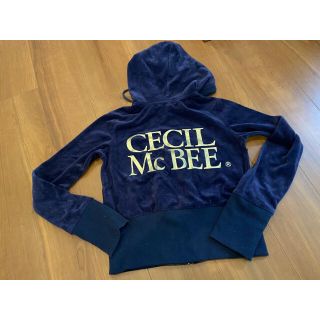 セシルマクビー(CECIL McBEE)のCECIL McBEE ベロアパーカー(パーカー)