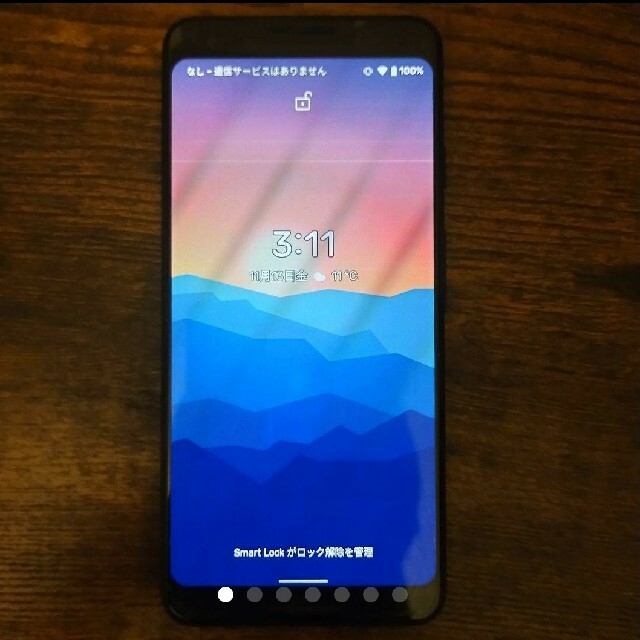 ANDROID(アンドロイド)のPixel 3 黒 simフリー本体【ジャンク品】手帳ケース付 スマホ/家電/カメラのスマートフォン/携帯電話(スマートフォン本体)の商品写真