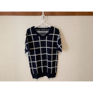 半袖　ニット　(Tシャツ/カットソー(半袖/袖なし))