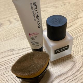 シュウウエムラ(shu uemura)のシュウウエムラ　ファンデーション　ファンデーションブラシ　下地　3点セット(ファンデーション)