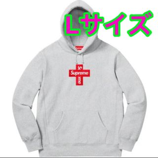 シュプリーム(Supreme)のSupreme Cross Box Logo Hooded Grey Large(パーカー)