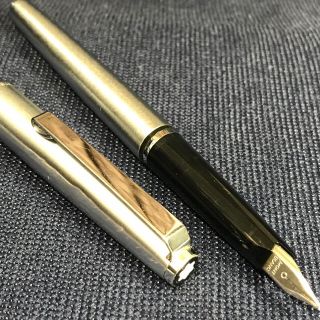 モンブラン(MONTBLANC)のモンブラン　No300 万年筆　シルバー(ペン/マーカー)