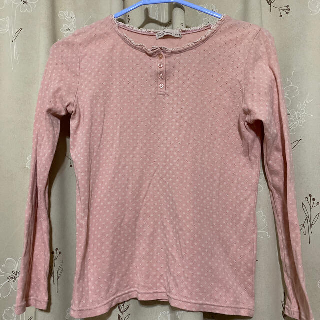 ロンT＊ピンク レディースのトップス(Tシャツ(長袖/七分))の商品写真