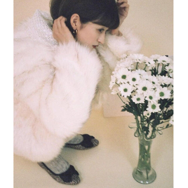 bibiy fur lace collarcoat ファーコート完売品♡即納！