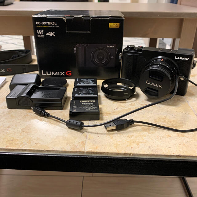 ハイクオリティ PANASONIC LUMIX GX7MK3 LEICA 15mmF1.7 美品 スマホ