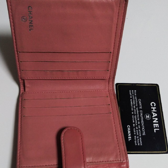 シャネル 財布 カメリア ピンク - 3