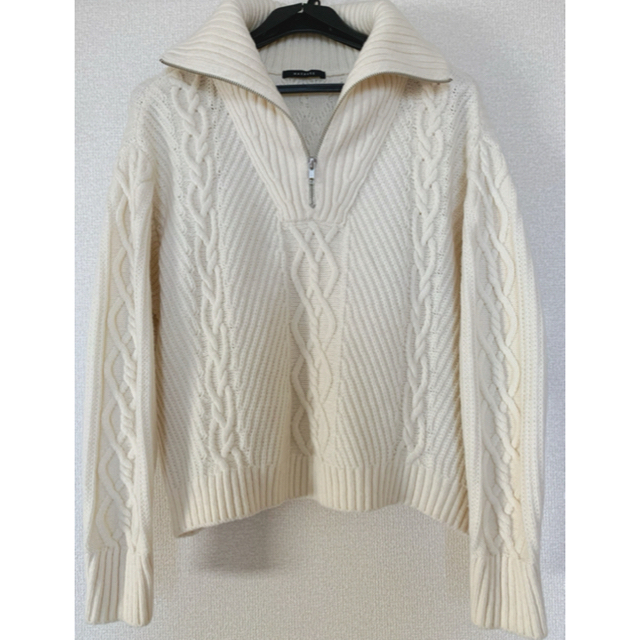 MACPHEE - 18AW MACPHEE エアリーウール ハーフジップアッププル