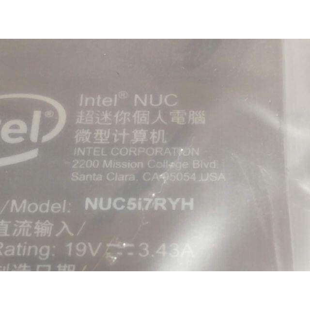 ５個セット Intel NUC Core i7 BOXNUC5I7RYH スマホ/家電/カメラのPC/タブレット(デスクトップ型PC)の商品写真