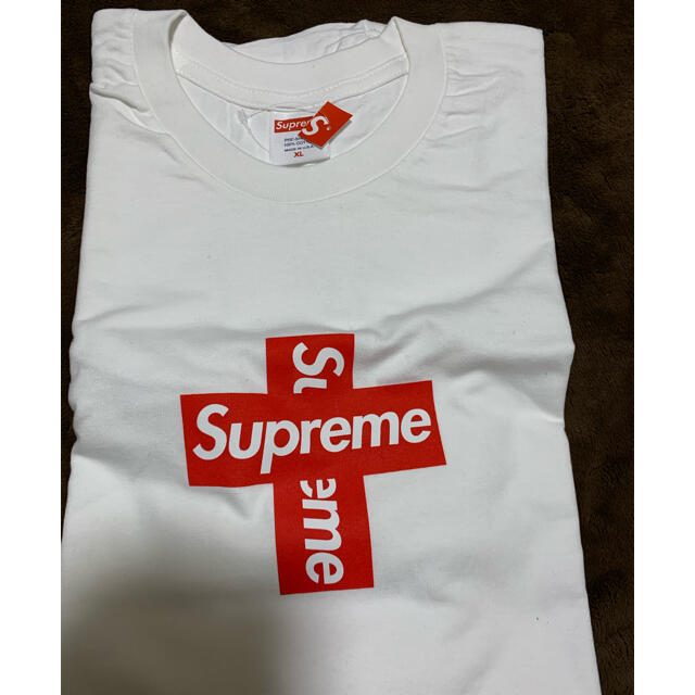 激レアXL！Supreme Cross Box Logo Tee 白新品