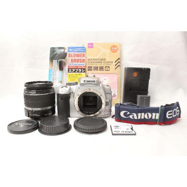 Canon(キヤノン)のCanon EOS KISS Digital X シルバー Wifi転送用CF スマホ/家電/カメラのカメラ(デジタル一眼)の商品写真