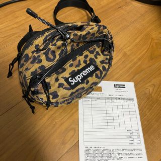 シュプリーム(Supreme)のsupreme waist bag leopard ウエストバッグ　レオパード(ボディーバッグ)