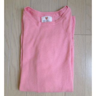 ザラキッズ(ZARA KIDS)の薄手ピンクニット(ニット/セーター)