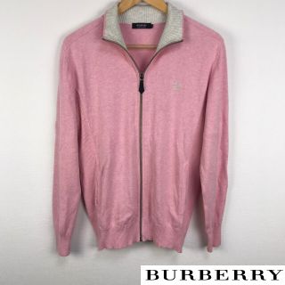 バーバリーブラックレーベル(BURBERRY BLACK LABEL)の美品 BURBERRY BLACK LABEL 長袖スウェット ピンク サイズ2(スウェット)