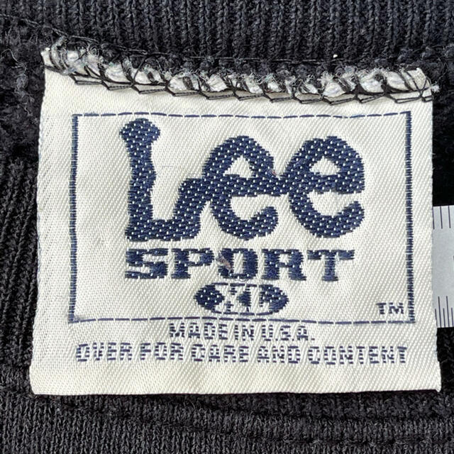 Lee(リー)の【LeeSPORT】USA製 スウェット トレーナー NFL 裏起毛ブラックXL メンズのトップス(スウェット)の商品写真