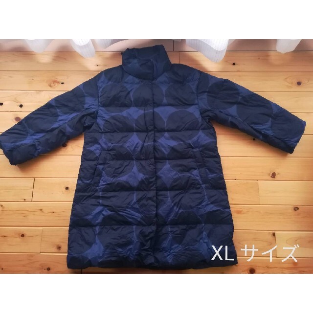 marimekko(マリメッコ)のユニクロ　マリメッコ　marimekko　XL 　ダウン　ロング　日本未入荷 レディースのジャケット/アウター(ダウンジャケット)の商品写真