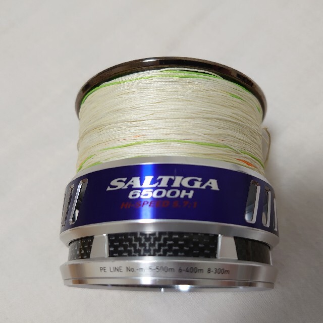 ダイワ 10 ソルティガ 6500H スプール PE6号つき 【中古】 4370円引き