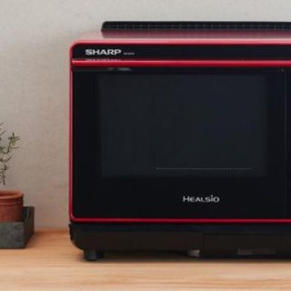 シャープ(SHARP)の最終値下げ！【新品】ヘルシオ  AX-XA10-R ウォーターオーブン レンジ(電子レンジ)