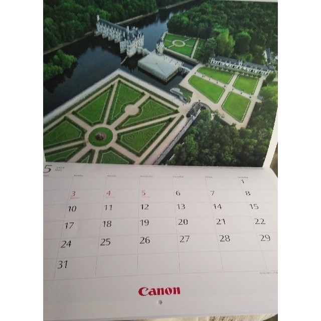 Canon(キヤノン)のキャノン カレンダー　2021 インテリア/住まい/日用品の文房具(カレンダー/スケジュール)の商品写真