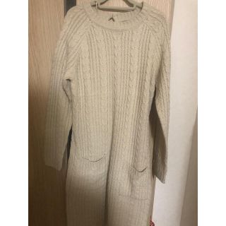 ザラ(ZARA)のZARA ニットワンピース　sサイズ　冬のデートにぴったり(ひざ丈ワンピース)