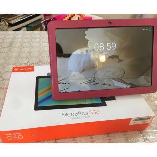 アンドロイド(ANDROID)の使用極少 レザーカバー付 VANKYO S30 10インチ Android9.0(タブレット)