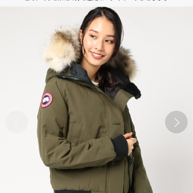 CANADA GOOSE - カナダグース ショートダウン カーキ ボンバー