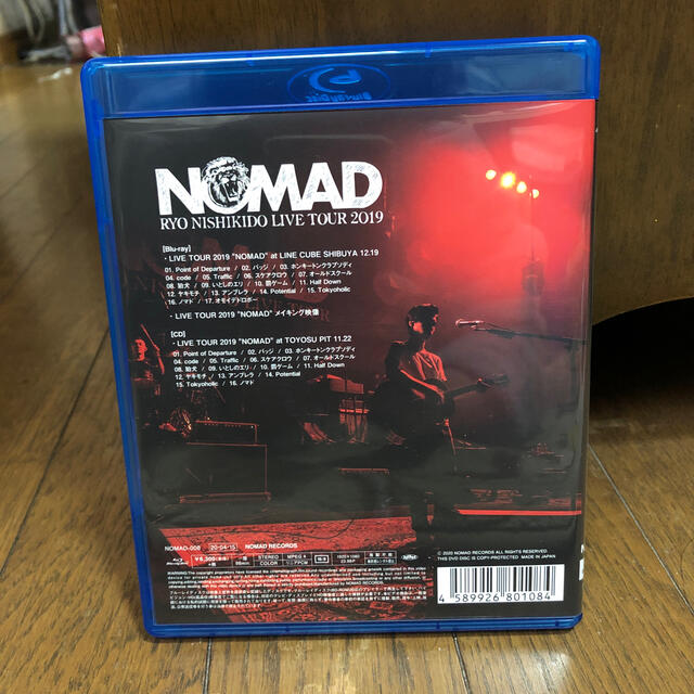 錦戸亮　LIVE　TOUR　2019　“NOMAD”＜通常盤＞ Blu-ray 1