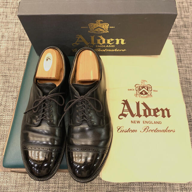 名作❗️《Alden》56251 コードバン　7B/D 付属品有りメンズ