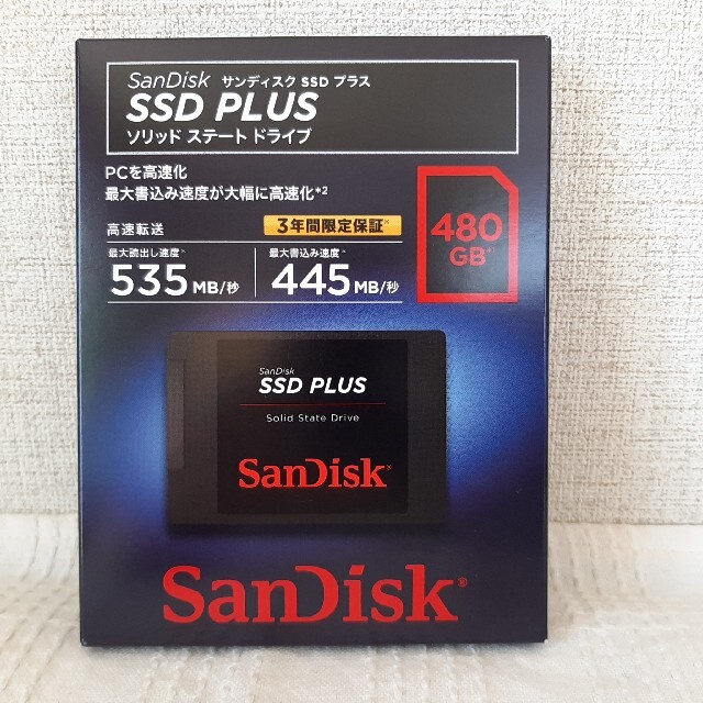 SANDISK サンディスク SSD 480GB SDSSDA-480G-J26