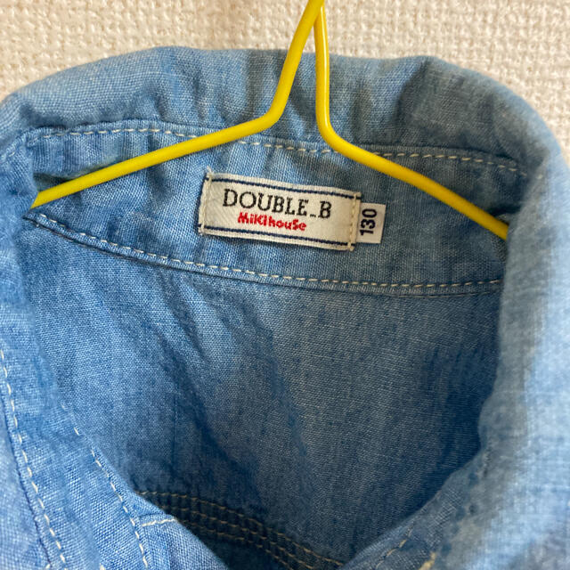 DOUBLE.B(ダブルビー)のダブルビー　シャツ キッズ/ベビー/マタニティのキッズ服男の子用(90cm~)(その他)の商品写真