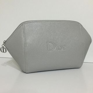 ディオール(Dior)のディオール コスメポーチ グレー(ポーチ)