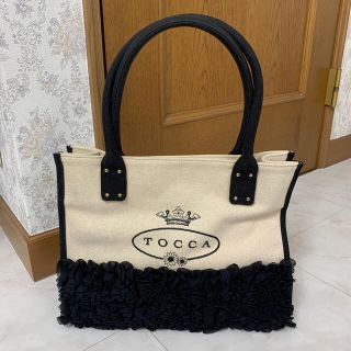 ♡ TOCCA トッカ トートバッグ ナイロン フリルバッグ ♡