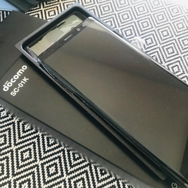 人気商品の Galaxy - 値下げ!docomo版 Galaxy note8(SC-01K) Black