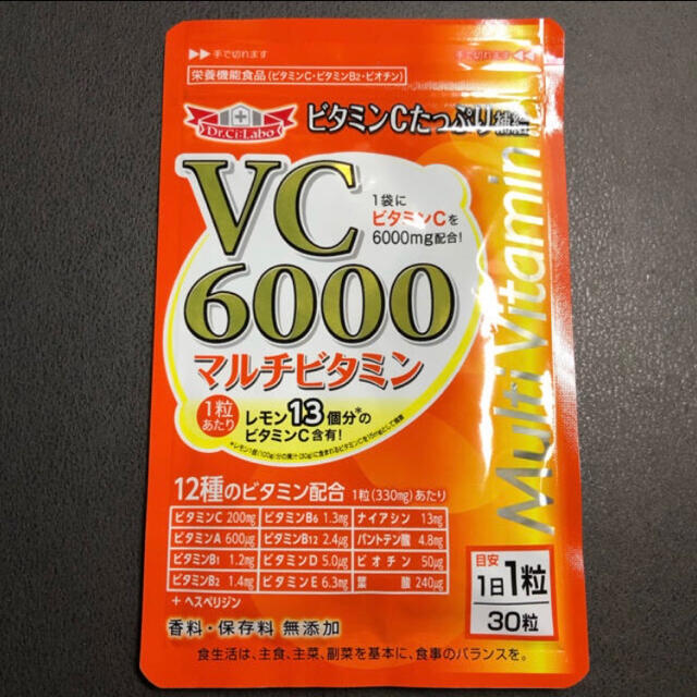 Dr.Ci Labo(ドクターシーラボ)のドクターシーラボ VC6000 マルチビタミン サプリ サプリメント ビタミン 食品/飲料/酒の健康食品(ビタミン)の商品写真