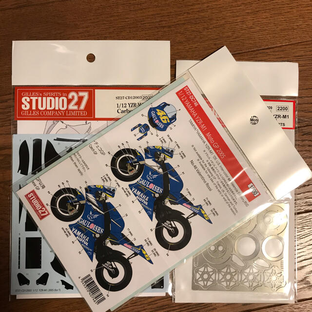 【未使用品】STUDIO27製 YZR-M1 2005 デカールセット