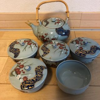 急須と湯呑み　5個セット(食器)