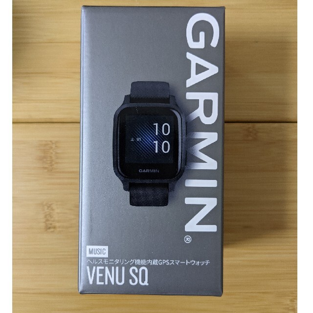 【新品未開封】garmin venu sq music black/slate