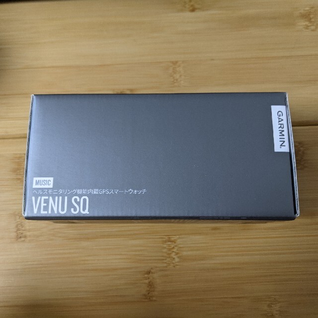 【新品未開封】garmin venu sq music black/slate