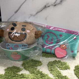 ボウダンショウネンダン(防弾少年団(BTS))のBT21一番くじ　SHOKKY シュッキー　ぬいぐるみセット(アイドルグッズ)