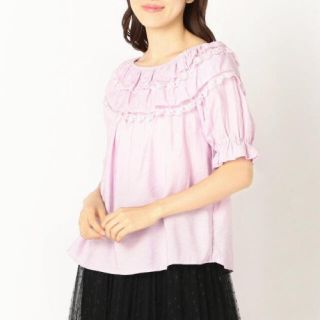 ロディスポット(LODISPOTTO)の新品✨タグ付き♪定価5390円　ロディスポット　ブラウス　ピンク　大特価❣️(シャツ/ブラウス(半袖/袖なし))